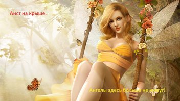 Аист на крыше!