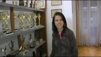 От первого лица с темноволосой телочкой