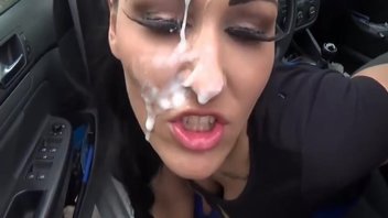 Сборник отсосов твердых членов, неплохой минет от сучек и сперма на их доступные ротики и блудливые личика