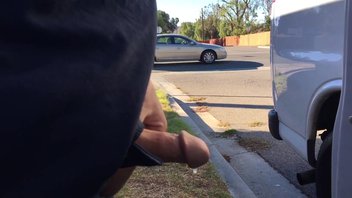 Дроч на улице