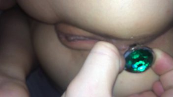 Пробка из попки