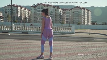 Lada на тренировке