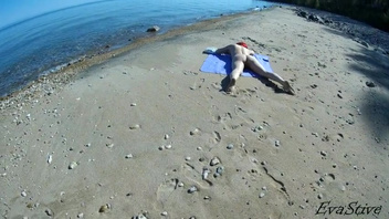 Русское,  увидел загорающую незнакомку и трахнул её без спроса