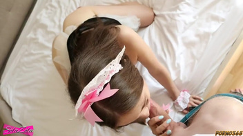 Русская  горничная и постоялец, частная постановка