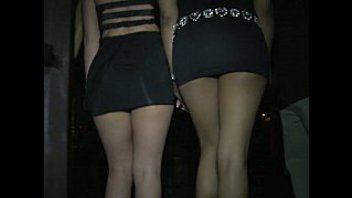 Тёлочки с упругими задницами зажигают всю ночь