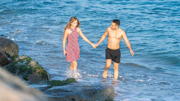 После романтического свидания пара устроила безудержные сексуальные игры