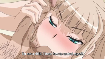 Светловолосая молодая анимешка получила в свою киску длинный член