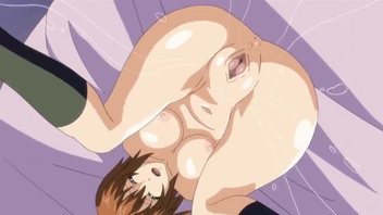 Страстная темноволосая красотка получила в анимешную киску большой член