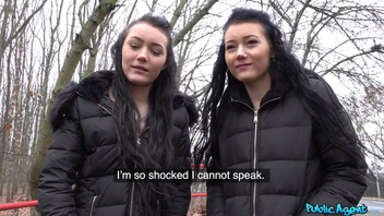 Молодой парень с камерой развел на секс незнакомую темноволосую красотку