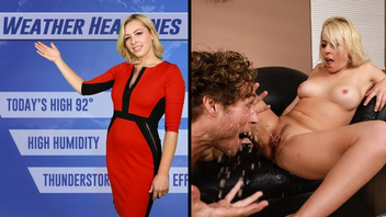 Прекрасная блондинка Зоя Монро провела свои выходные жарко и страстно