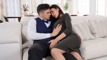 Устроил для пышногрудой бабы мощный трах