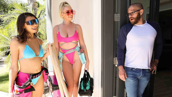 Сразу  двух любовниц  мощно жарит