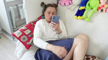 Бугай и жаркая  пухлая давалка