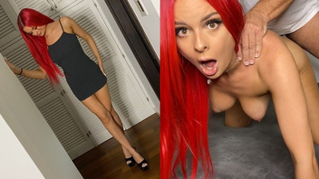 Грудастая  красотка отлично  потрахалась