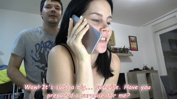 Телочка изменщица,  домашняя ебля