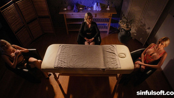 Красотки лесбиянки отлично шалят