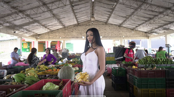 Роскошная брюнетка классно жарится, Ребекка (Rebecca Johnson)