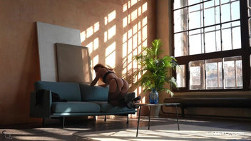 Сексуапильная крошка в чулочках