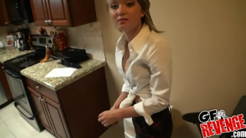 Отлично присунул хуй шикарной телке