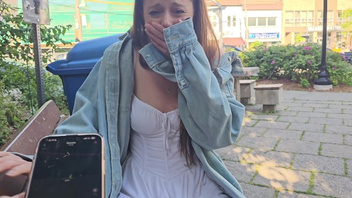 Снял телочку и круто ее выебал